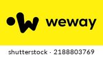 WeWay (WWY) crypto currency coin logo and symbol vector illustration banner