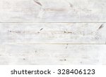 White Painted Old Wooden Plank...