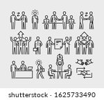 business cooperation vector... | Shutterstock .eps vector #1625733490