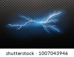  lightning magic and bright... | Shutterstock .eps vector #1007043946