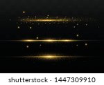 yellow horizontal lens flares... | Shutterstock .eps vector #1447309910