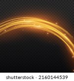 golden glowing shiny lines... | Shutterstock .eps vector #2160144539