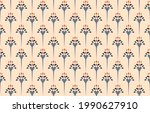 ikat ethnic abstract floral art.... | Shutterstock .eps vector #1990627910