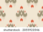 ethnic abstract ikat art.... | Shutterstock .eps vector #2055923546