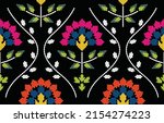 motif ethnic handmade border... | Shutterstock .eps vector #2154274223