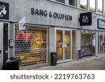 Small photo of Naestved, Denmark - 10.28.2022: Bang Olufsen is a danish chain of exclusive Hi-Fi equipment established in 1925.