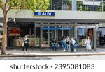 Small photo of Sydney, Australia - 11.16.2023: a photography of Aldis store. Aldi is German chain of discount stores.