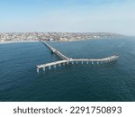 The longest concrete pier on the west coast located in Ocean Beach, San Diego
