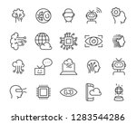 set of technology icon set ... | Shutterstock .eps vector #1283544286