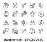 set of business people icons ... | Shutterstock .eps vector #1341530660