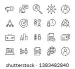 set of job seach icons  such as ... | Shutterstock .eps vector #1383482840
