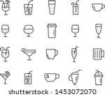 set of drinks line icons  such... | Shutterstock .eps vector #1453072070