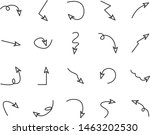 set of arrow icons  line | Shutterstock .eps vector #1463202530