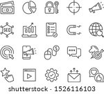 set of seo icons  website ... | Shutterstock .eps vector #1526116103