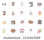 set of cafe icon  coffee  hot... | Shutterstock .eps vector #2151819289