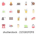 set of cafe icon  coffee  hot... | Shutterstock .eps vector #2151819293