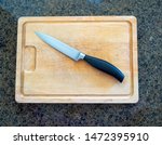 Isolated Paring Knife On A...