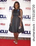 Small photo of BEVERLY HILLS - DEC 3: Viola Davis arrives to the ACLU SoCal Annual "Bill Of Rights" Dinner on December 3, 2017 in Beverly Hills, CA