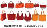 Coloring Set Of Stylish Bags....