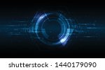 abstract technology background... | Shutterstock .eps vector #1440179090