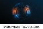 abstract technology background... | Shutterstock .eps vector #1679168386