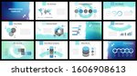 business presentation templates.... | Shutterstock .eps vector #1606908613
