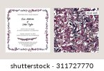 wedding invitation cards | Shutterstock .eps vector #311727770