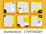 set of sale banner template... | Shutterstock .eps vector #1739730269