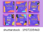 set of sale banner template... | Shutterstock .eps vector #1937235463