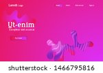set of abstract universal flyer ... | Shutterstock .eps vector #1466795816