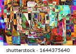 abstract vector wallpaper.... | Shutterstock .eps vector #1644375640