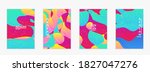 abstract vector wavy pattern... | Shutterstock .eps vector #1827047276