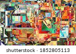 abstract vector wallpaper.... | Shutterstock .eps vector #1852805113