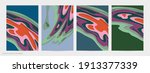 abstract 3d paper cut art.... | Shutterstock .eps vector #1913377339