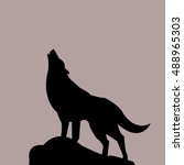 Wolf Icon   Vector Illustrator