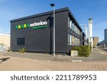 Small photo of Exterioo Tuinmeubelen Store Europalaan 97 Utrecht, the Netherlands. Logo on the building. 9 Oktober 2022.