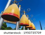 Bells Around Church At Wat Tham ...