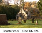 Gravestones And Ruined Church...