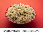 Small photo of Paneer pulao is a fragrant, delicious and mildly spiced paneer rice dish made with freshly ground pulao masala, basmati rice
