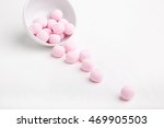 sweet pink candy  scattered... | Shutterstock . vector #469905503