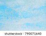 oil painting on wall canvas.... | Shutterstock . vector #790071640