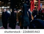 Small photo of New York, NY, USA - February 20, 2023: Musicians of AFM local 802 Union protesting unfair labor condition, joined by other union representatives