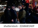 Small photo of New York, NY, USA - February 20, 2023: Musicians of AFM local 802 Union protesting unfair labor condition, joined by other union representatives