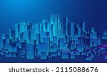 concept of smart city or... | Shutterstock .eps vector #2115088676