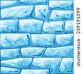 Vector Illustration Of Blue Ice ...