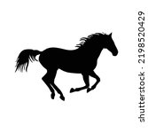 Horses Silhouette Horse Racing...