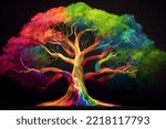 Rainbow Wiccan Wicca Tree Of...