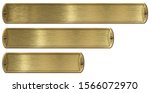 Gold or brass brushed metal...