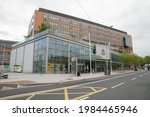 Small photo of Dublin 7, Dublin City, Ireland, May 23rd 2021, Front of the Mater Hospital