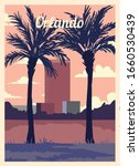 Retro Poster Orlando City...